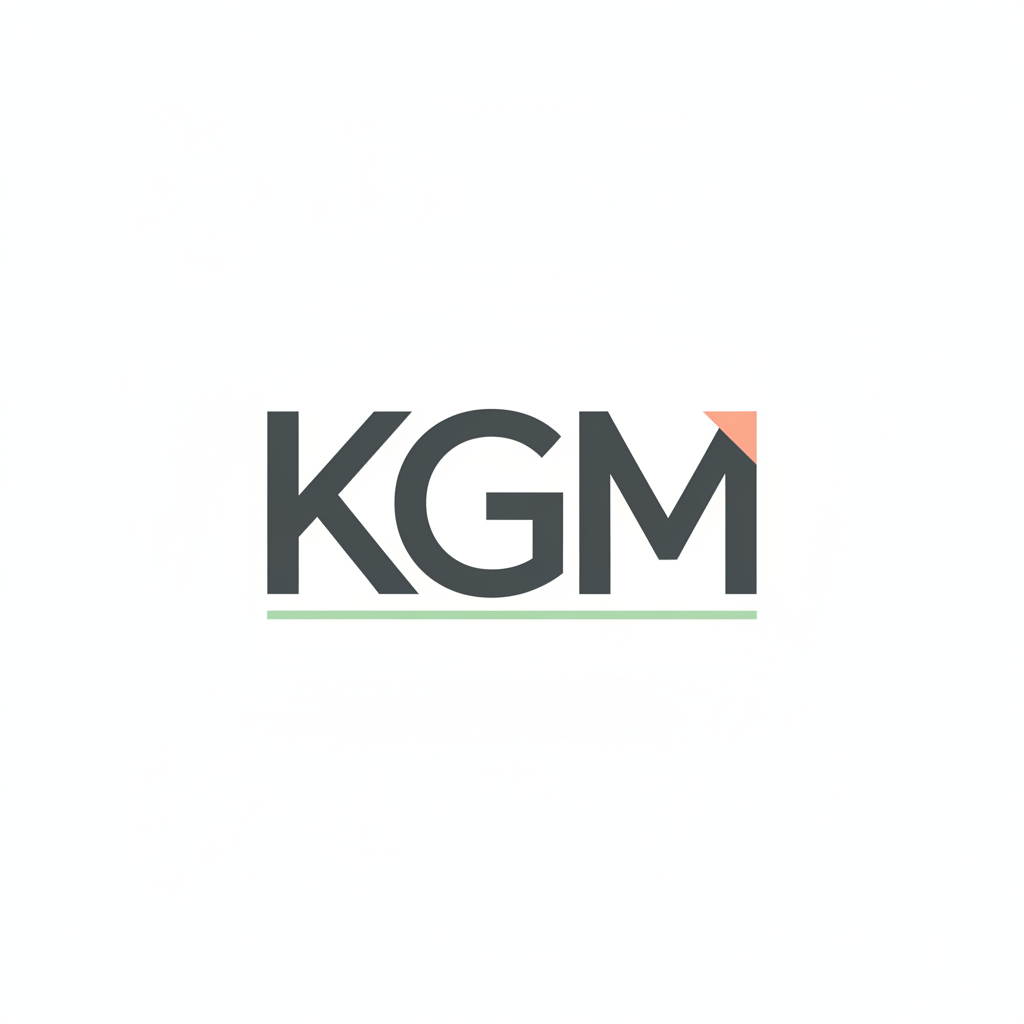 KGM Bold Minimalist Logo